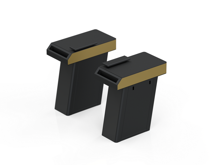Module with integrated grab handle